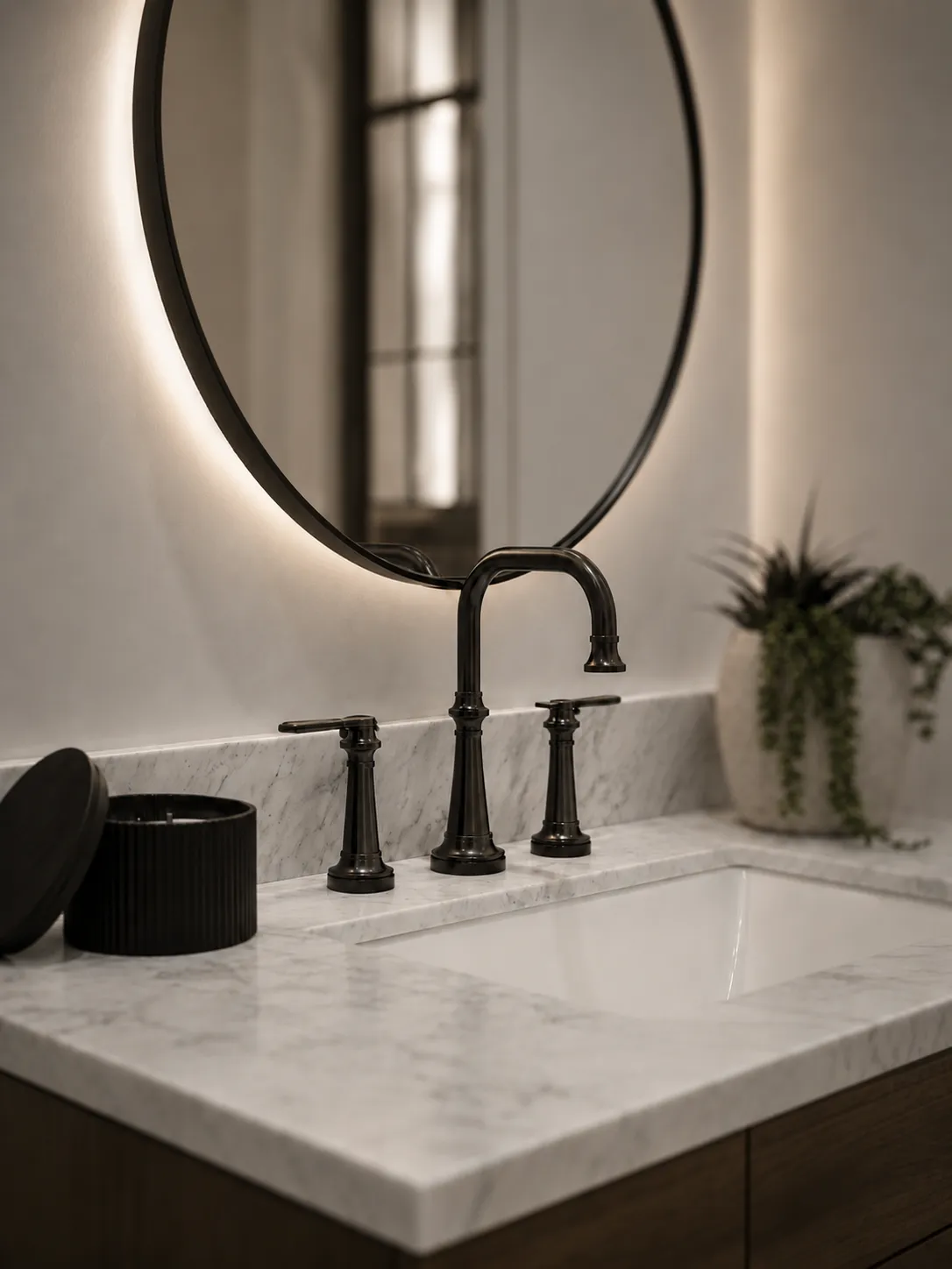 Premium tapware and stone selections